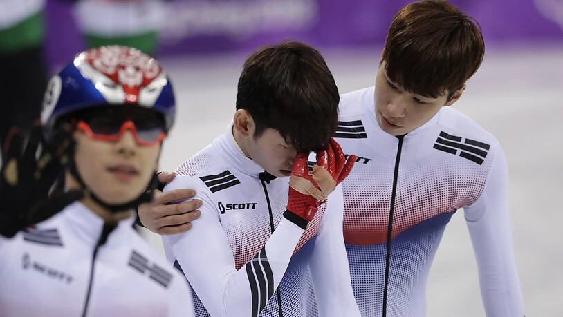 Ein Sturz machte die Gold-Hoffnungen der Südkoreaner in der Staffel zu Nichte