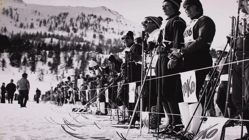 Die Läufer warten auf den Startschuss (1974).