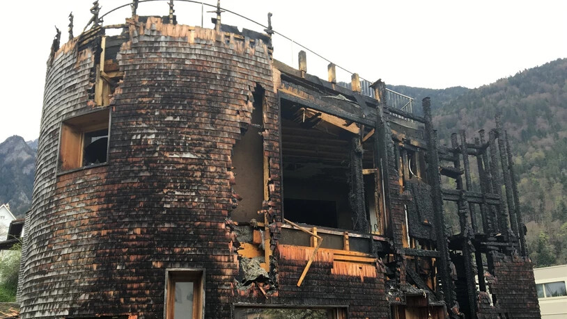 Das Haus am Churer Meierweg ist so stark beschädigt, dass es bis auf weiteres unbewohnbar ist.
