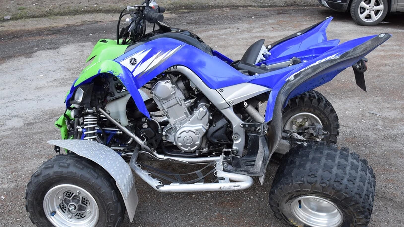 Am Quad entstand Sachschaden.