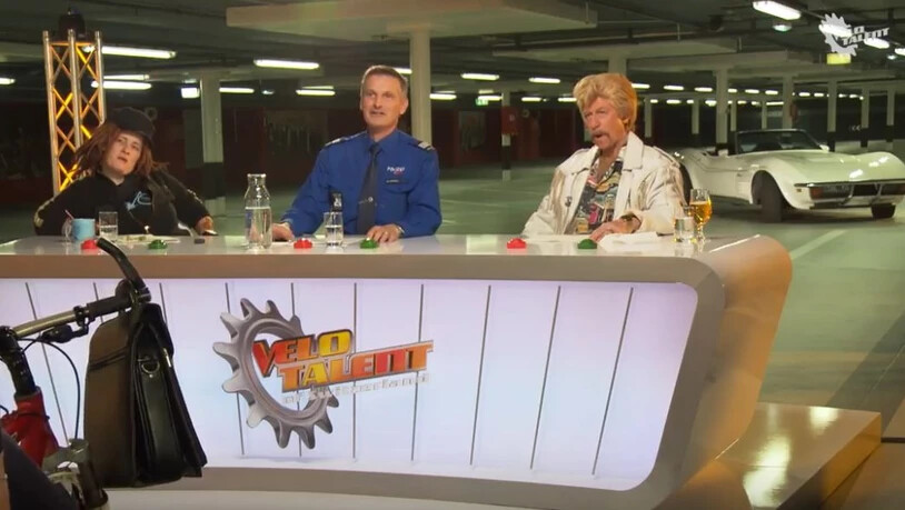 Walter Schlegel in der Jury beim «Velotalent».