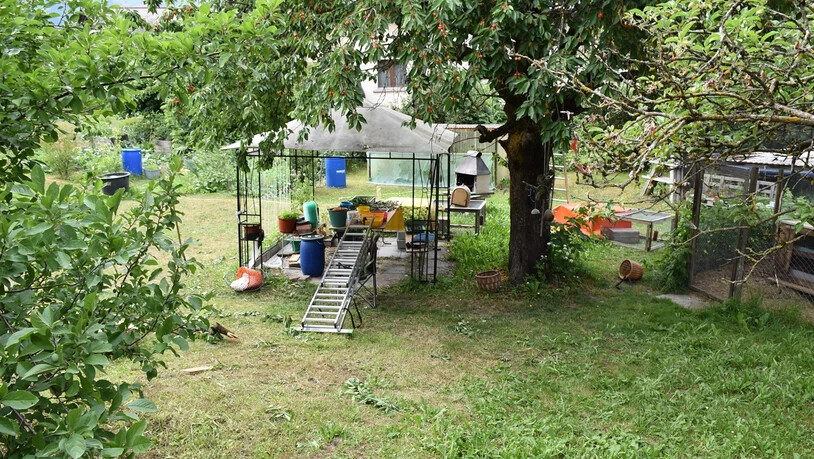 Blick auf die Unfallstelle in Scharans.