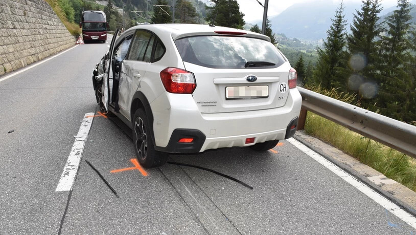 Am Auto entstand ein Totalschaden.