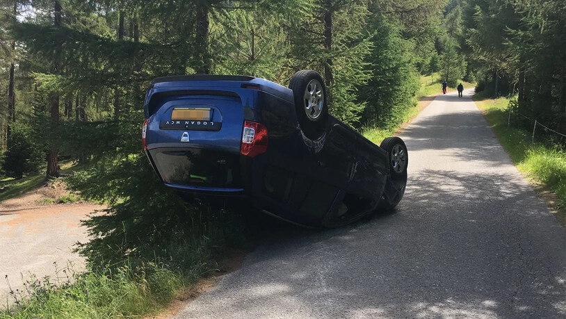 Die Strassenrettung konnte die Autofahrerin aus ihrer misslichen Lage befreien.