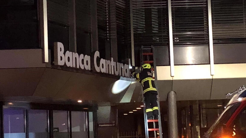 Die Feuerwehr bekämpfte den «Brand».