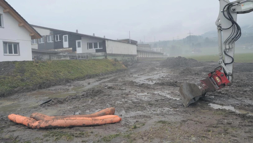Enorme Verschmutzung: In der Grafenau bei Kaltbrunn mussten mehr als 100 Tonnen Erde abgetragen werden.