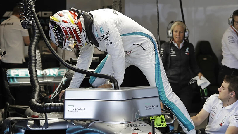 Lewis Hamilton steigt am Sonntag als fast sicherer Weltmeister ins Mercedes-Cockpit