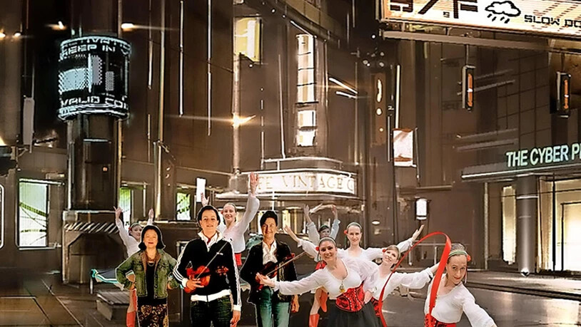 Musik und Tanz: Die Puszta Company erzählt die Geschichte der Zigeuner in  einer multimedialen Show.  