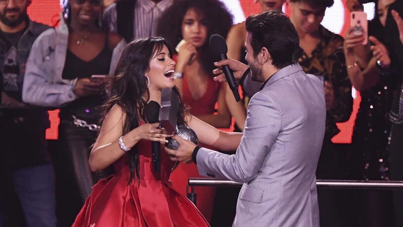 Camila Cabello ist die grosse Siegerin bei den  MTV Europe Music Awards 2018 in Bilbao. (Foto: Stuart C. Wilson, pool photo via AP)