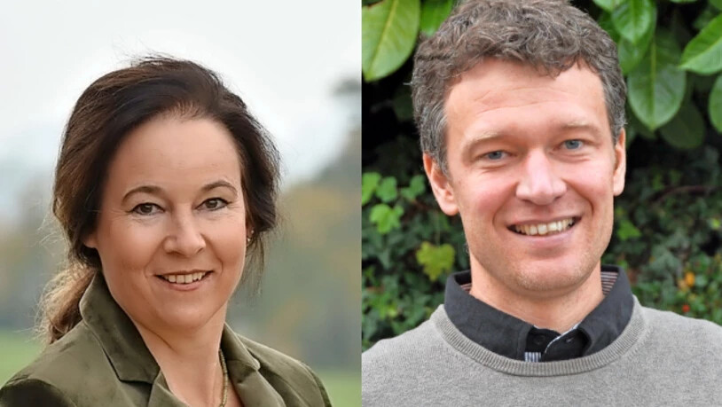 Tanja Zschokke (UGS) und Luca Eberle (SP) kandidieren für das Schulpräsidium in Rapperswil-Jona. 
