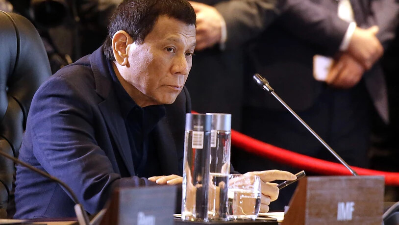 Der philippinische Präsident Rodrigo Duterte hat wichtige Treffen verschlafen.