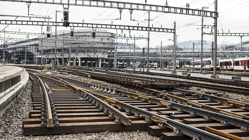 Insgesamt wechseln die SBB sieben Gleise am Bahnhof Luzern aus.