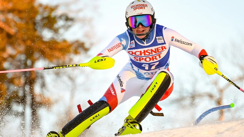 Charlotte Chable schafft im Europacup den Sprung aufs Slalom-Podest