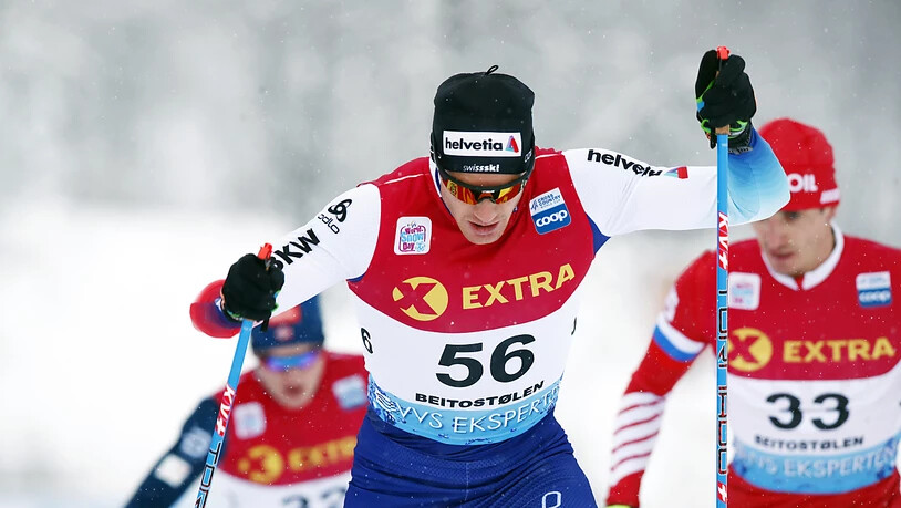 Die Pace nicht durchgehalten: Dario Cologna fiel in Beitostölen in der zweiten Streckenhälfte auf den 17. Platz zurück