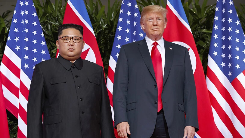 Kim Jong Un hat über sein Propaganda-Netzwerk die Sanktionen von US-Präsident Donald Trump gegen sein Land kritisiert. (Archivbild)