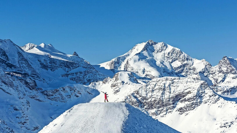 Die Bergwelt in Lagalb bei Pontresina bietet den Rahmen für eine besondere Ski-Challenge..