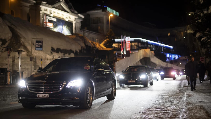 In diesen Tagen hat es in Davos viel Verkehr.