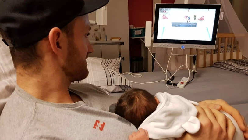  «Das Schweizer Skicross Team hat einen neuen Fan», schreibt Alex Fiva zu diesem Bild.