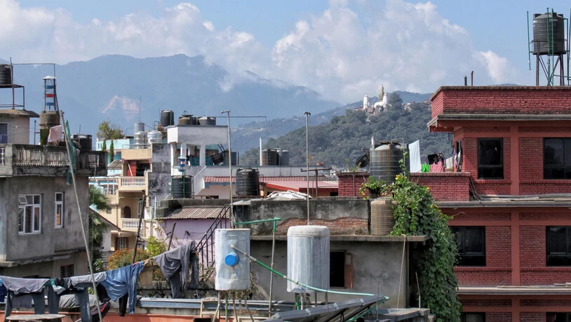 Weitsicht: An klaren Tagen sieht man in Kathmandu sogar Swayambhunath, den «Tempel der Affen».