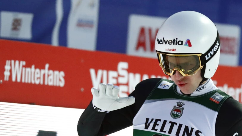 Simon Ammann kam in Oberstdorf nicht wie gewünscht auf Touren