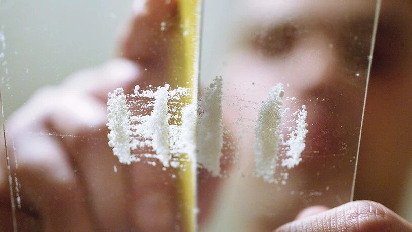 [gestellte Aufnahme] "Modedroge" Kokain: Rund fünf Tonnen davon werden gemäss Sucht Schweiz jährlich in der Schweiz umgesetzt. (Archivbild)