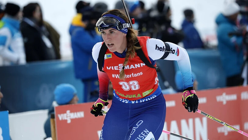 Lena Häcki war beim 5. Platz der Schweizerinnen im kanadischen Canmore die Schlussläuferin