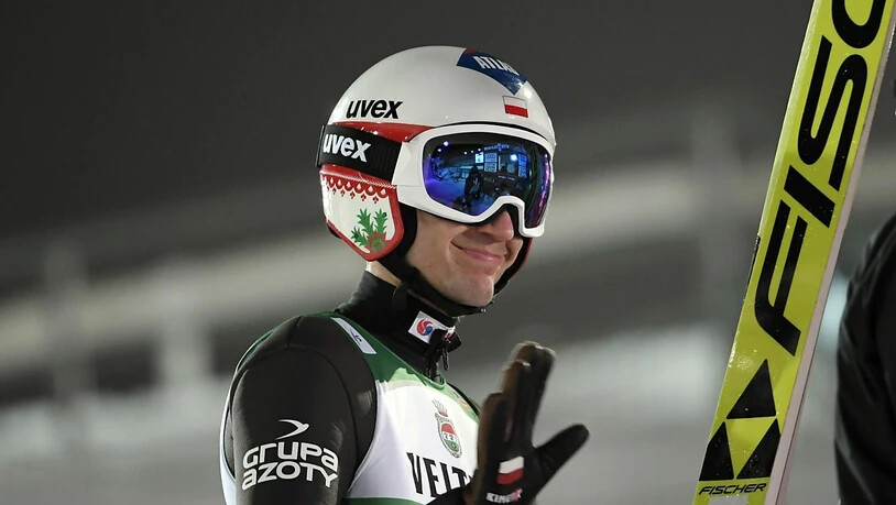 Im Moment glänzend in Form: die polnischen Skispringer um Teamleader Kamil Stoch