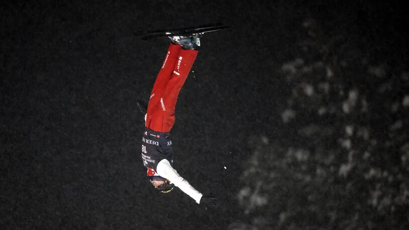 Der erst 18-jährige Noé Roth zeigte wie hier im Bild an den Weltmeisterschaften in Deer Valley auch am Weltcup in Moskau eine starke Leistung