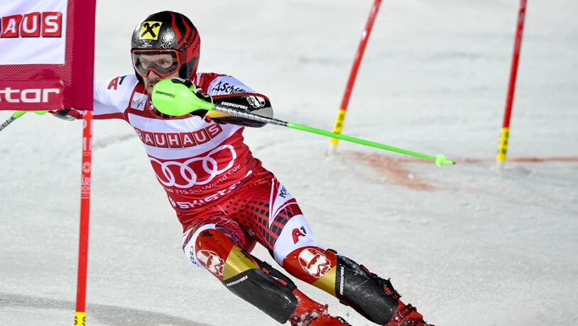 Marcel Hirscher verpasst zwar das Podest in Stockholm, sichert sich aber die kleine Kristallkugel für den Slalom-Weltcup