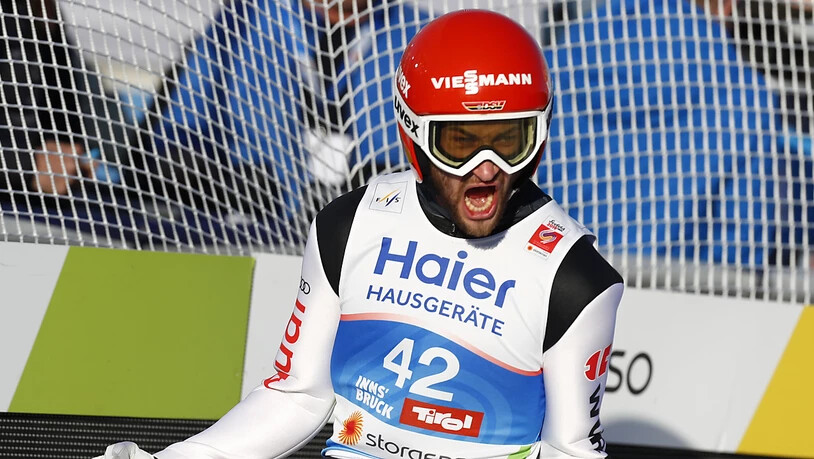 Wieder deutscher Jubel auf der Bergisel-Schanze in Innsbruck: Nach dem Einzelwettkampf gewann Markus Eisenbichler auch mit dem deutschen Team WM-Gold
