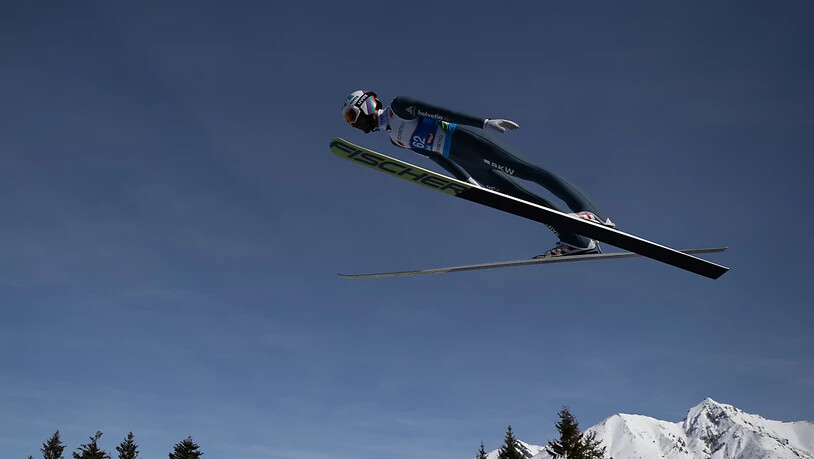 Will heute auch auf der Normalschanze in Seefeld hoch hinaus: Killian Peier strebt seine zweite WM-Medaille nach Bronze von der Grossschanze an