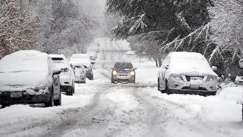 Das kalte Winterwetter in den USA hält die Auto-Kundschaft von Neuwagenkäufen ab. (Symbolbild)