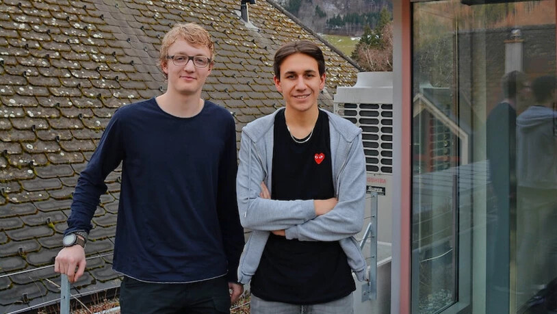 Die zwei Informatiker möchten im Kanton ein Netz von Wetterstationen aufbauen.