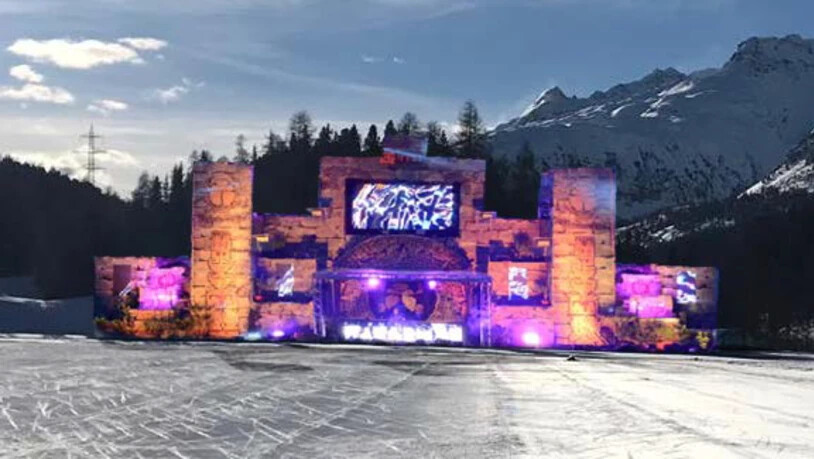 Visualisierung der Open-Air-Bühne des NoTomorrow-Festivals.