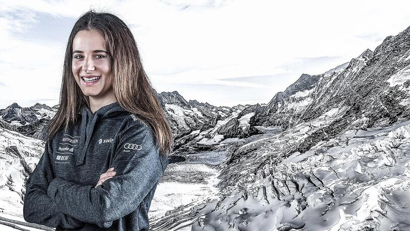 Talina Gantenbein weiss an der Junioren-Skicross-WM zu überzeugen.