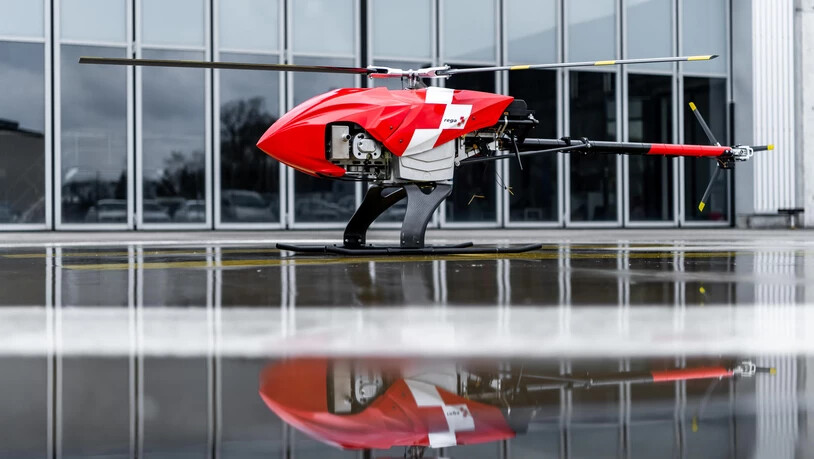 Mit dieser Drohne sucht die Rega künftig nach Vermissten.