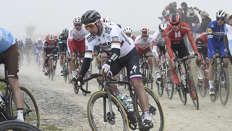 29 Pavé-Abschnitte mussten die Radprofis - im Bild Weltmeister Peter Sagan - auf dem Weg nach Roubaix absolvieren