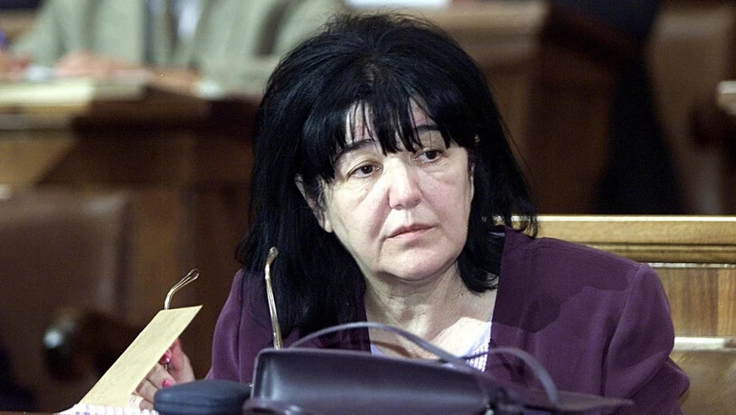 Mira Markovic, oft "Lady Macbeth des Balkans" genannt, ist tot. Sie war die Witwe von Serbiens früherem Staatschef Slobodan Milosevic. (Archivbild aus dem Jahr 2001)