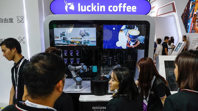Wächst rasant: der chinesische Starbucks-Rivale Luckin Coffee. (Archivbild)
