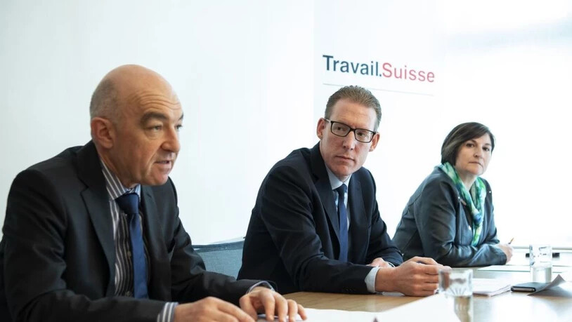 Vertreter von Travail.Suisse und dem Kaufmännischen Verband bezeichnen die AHV-Steuervorlage als "wichtigen Kompromiss" und empfehlen ein Ja am 19. Mai.