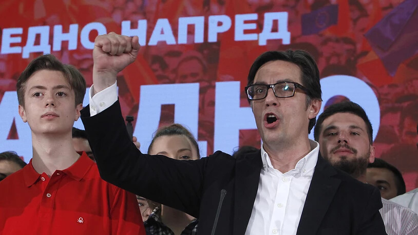 Wahlsieger: Der Sozialdemokrat Stevo Pendarovski wird der nächste Präsident Nordmazedoniens.