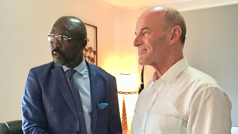 Auch der liberianische Präsident und Ex-Weltfussballer George Weah ist auf Walz' Arbeit aufmerksam geworden. 