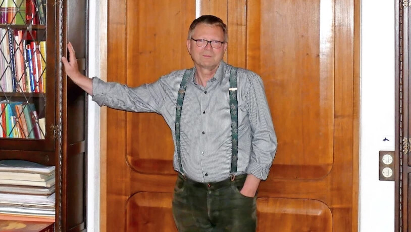 Werner Scherf: Im Glarnerland ist der vielseitige Mann unter anderem für pointierte Festreden bekannt.