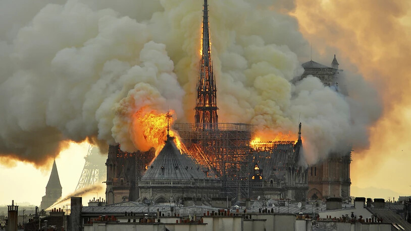 Die Pariser Kathedrale Notre-Dame wurde bei einem Brand Mitte April schwer zerstört. (Archivbild)