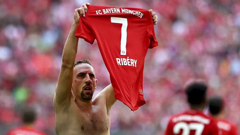 Franck Ribéry verabschiedete sich wie Arjen Robben mit einem Treffer vom Münchner Publikum