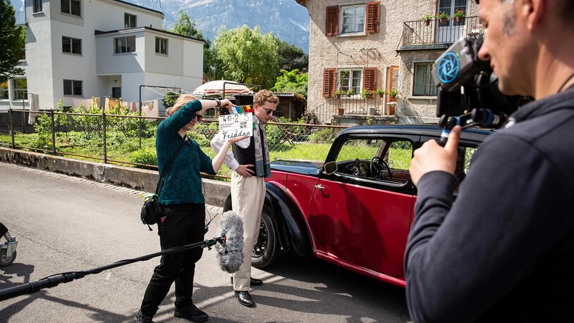 Impressionen vom Set.