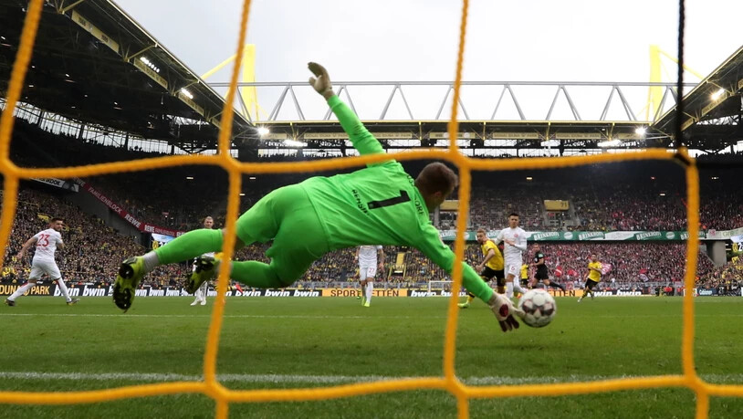 Eines von 973 Toren in der abgelaufenen Bundesliga-Saison: Borussia Dortmund trifft gegen Fortuna Düsseldorf