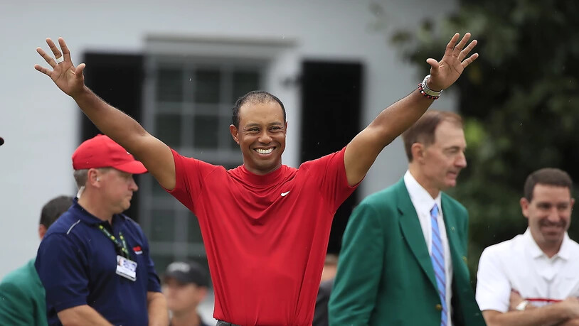 Am US Masters in Augusta hätte man Tiger Woods für Zahnpasta-Werbung einsetzen können