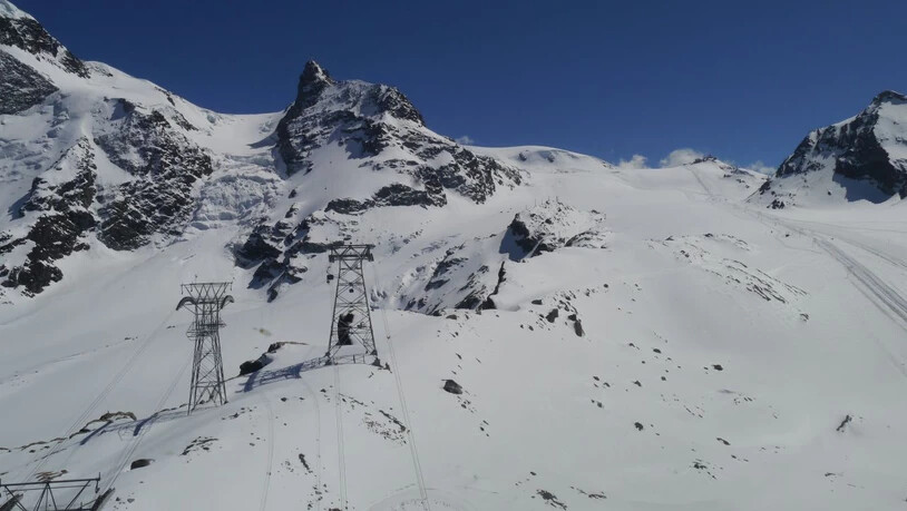 In diesem Gebiet unterhalb des Klein Matterhorns stürzte der französische Freerider am Freitag in den Tod.