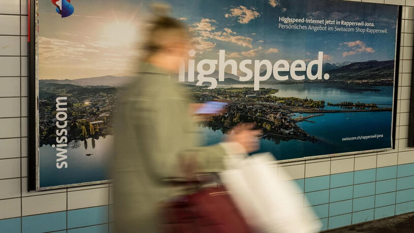 Die Swisscom bewirbt schnelles Internet in Rapperswil-Jona, baut jedoch in der Stadt nicht das modernste Glasfasernetz.